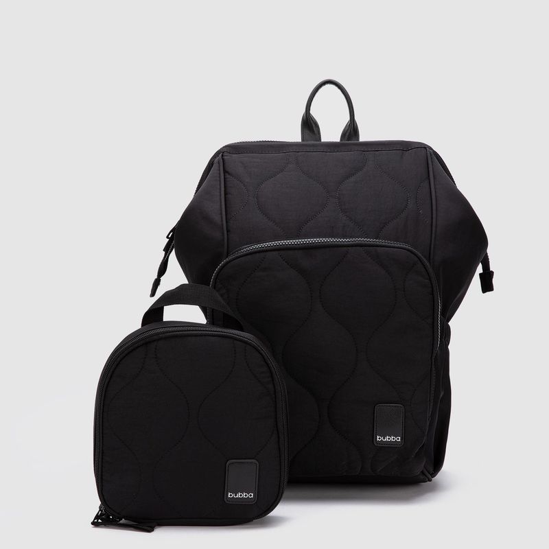 BUBBA - Mochila Mom Waves Black Bubba Essentials