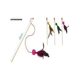GENERICO - Juguete Gato Mimo Varilla 40cm Colores Surtidos
