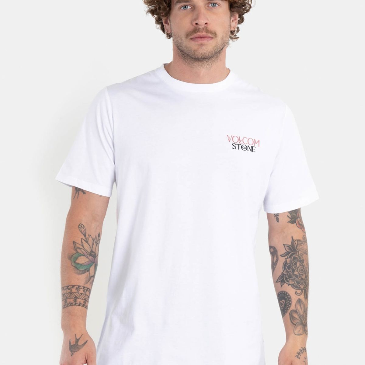 VOLCOM - Polera Light Work Ss Tee Blanco Hombre Volcom