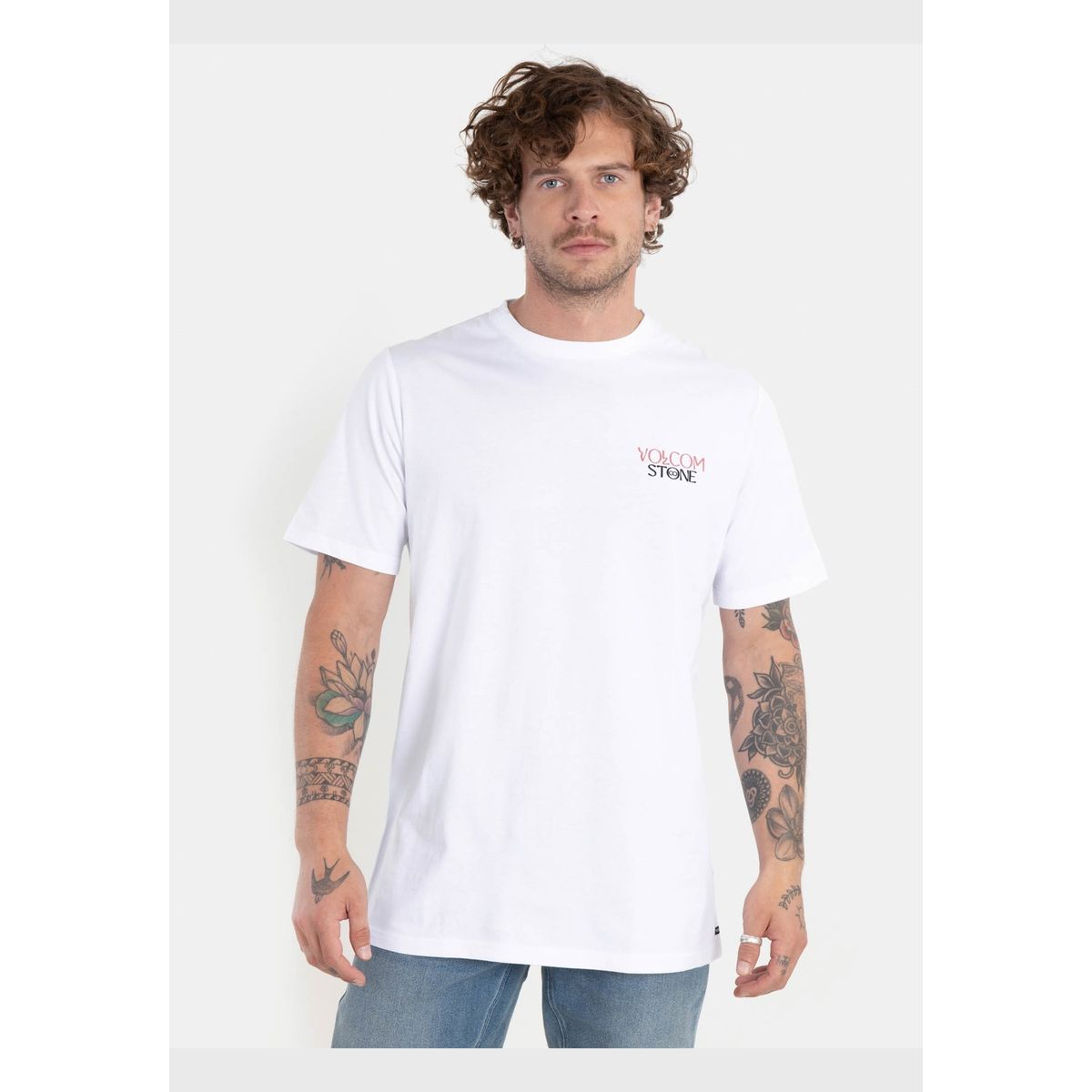 VOLCOM - Polera Light Work Ss Tee Blanco Hombre Volcom