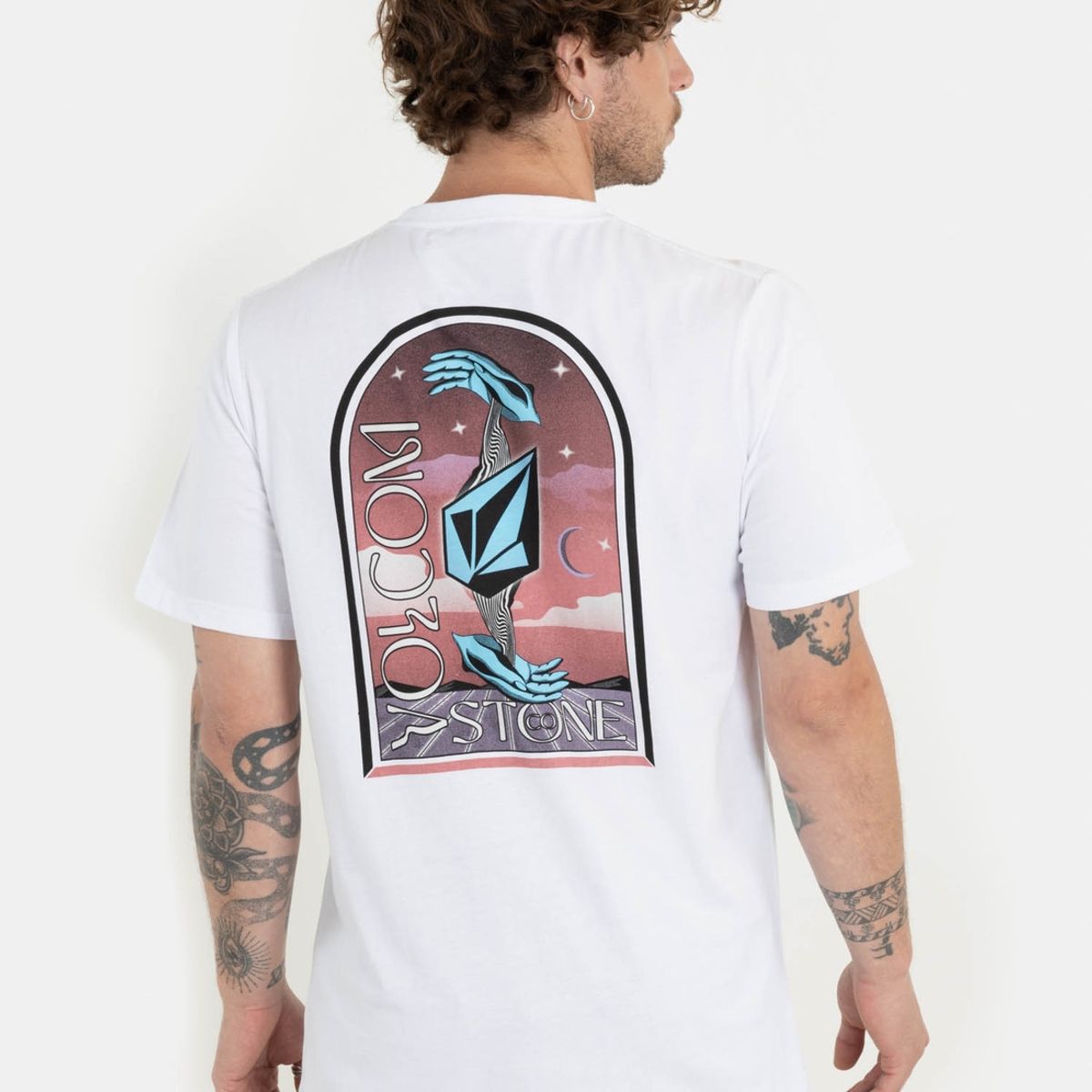 VOLCOM - Polera Light Work Ss Tee Blanco Hombre Volcom