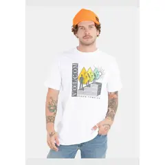 VOLCOM - Polera Reflected Ss Tee Blanco Hombre