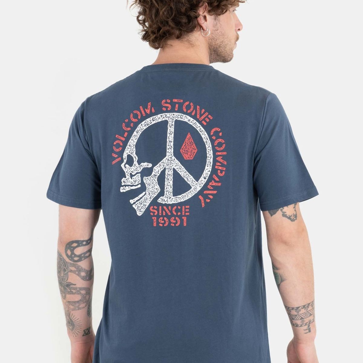 VOLCOM - Polera Beliveme Ss Tee Marino Hombre Volcom