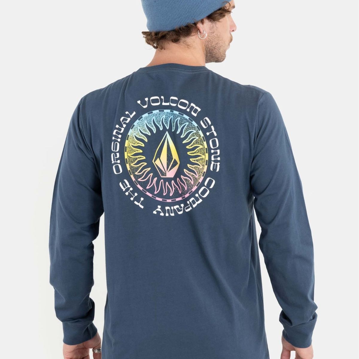 VOLCOM - Polera Sol´D Out Ls Tee Azul Marino Hombre Volcom