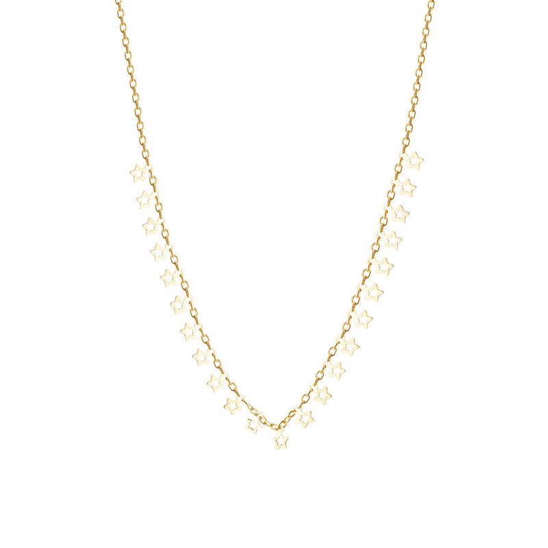 JB JOYAS BARON - Collares de Oro 18kt Modelo Estrellas Colgantes