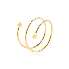 JB JOYAS BARON - Anillos de oro 18kt Modelo Espiral con Punticos