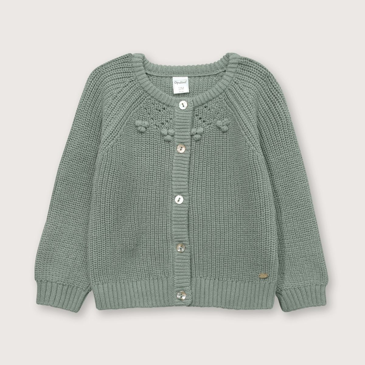 OPALINE - Chaleco Niña Verde 38488 Opaline