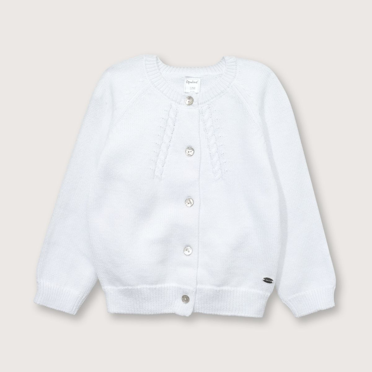 OPALINE - Chaleco Niña Blanco 38480 Opaline