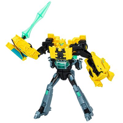 Imagen 2 del producto Figura de Acción EarthSpark Cyber-Combiner Bumblebee y Mo Malto