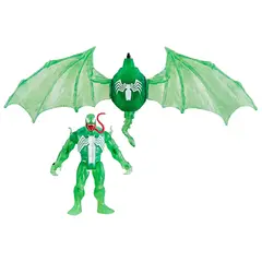 MARVEL - Set Spiderman Epic Hero Series Web Splashers Hidroataque Aéreo de Simbionte Verde