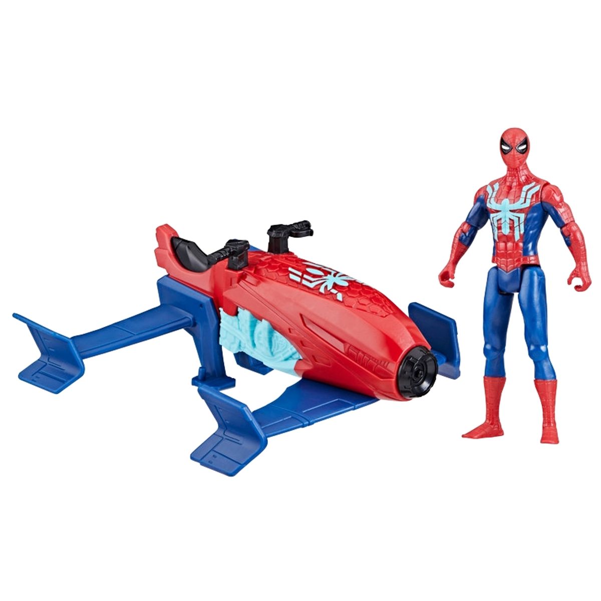 MARVEL - Set Spiderman Epic Hero Series Web Splashers Hidrojet Arácnido del Hombre Araña