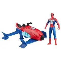MARVEL - Set Spiderman Epic Hero Series Web Splashers Hidrojet Arácnido del Hombre Araña