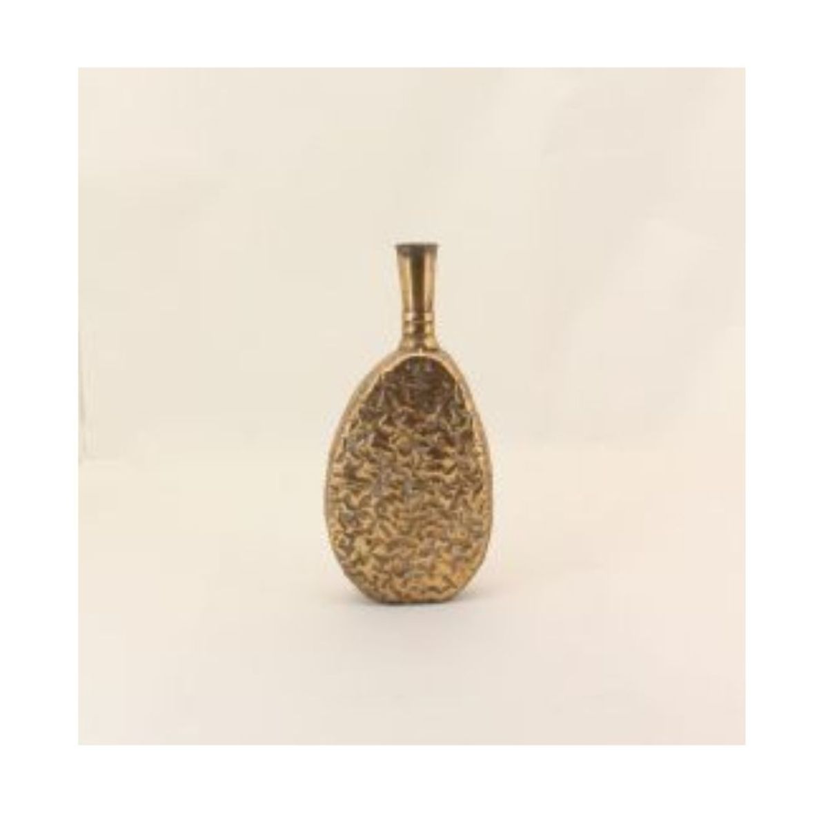 GENERICO - Jarrón Artesanal Decorativo Color Dorado 57 cm