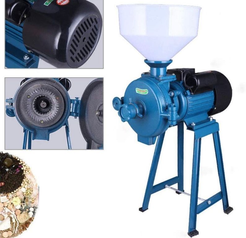 Molino Electrico Disco Metal Moledora Grano SECO