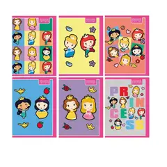 PROARTE - Cuaderno College 80 Hojas 7Mm Princesas Kawaii.
