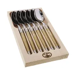LAGUIOLE - SET 6 CUCHARAS DE MESA MÁRMOL