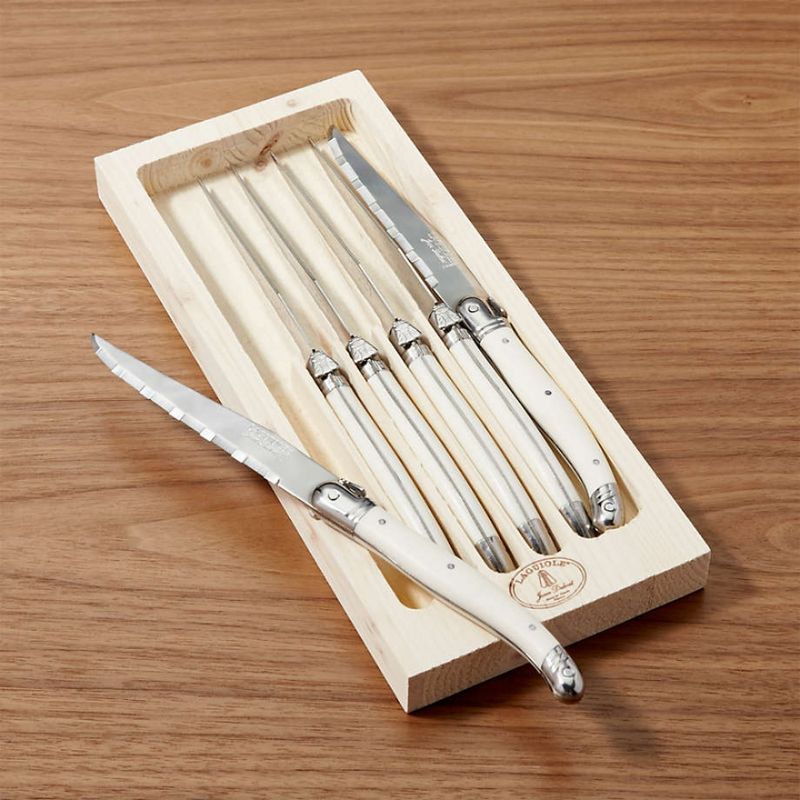 LAGUIOLE - SET 6 CUCHILLOS IVORY