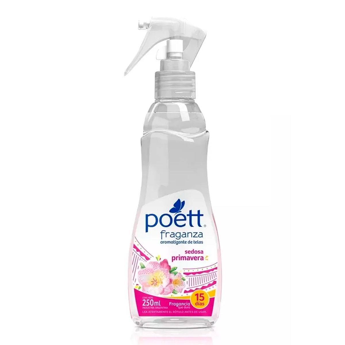 POETT - Aromatizante de Telas Fraganza Sedosa Primavera 250ml Poett