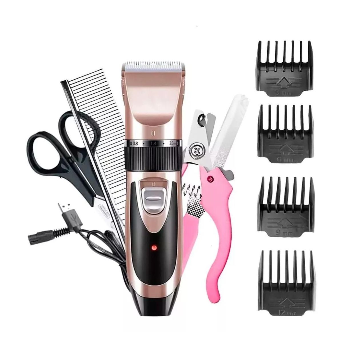 GENERICO - Kit de Máquina de Corte para Mascotas