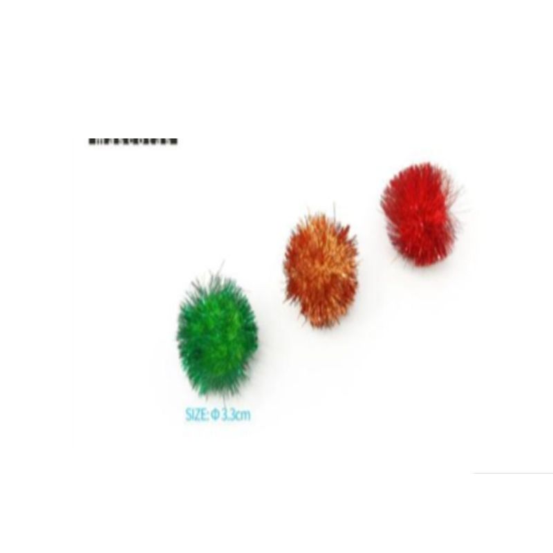 GENERICO - Juguete Para Gatos Colores Surtidos Pelotitas 3cm