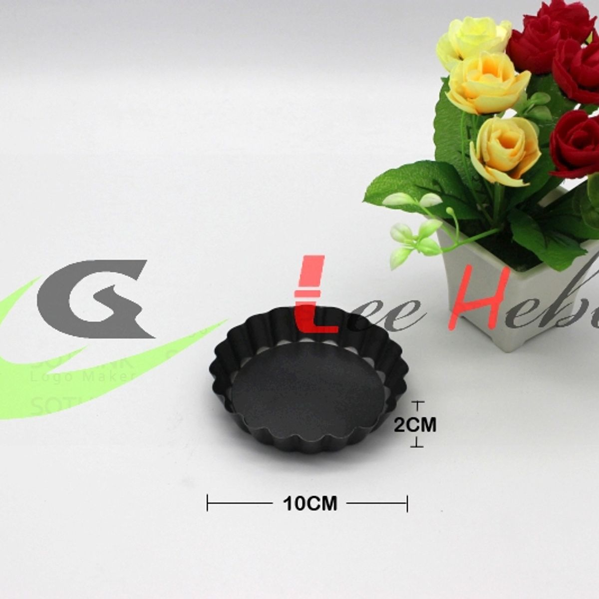 GENERICO - Molde Para Pie Redondo Tartaleta Metal 10Cm