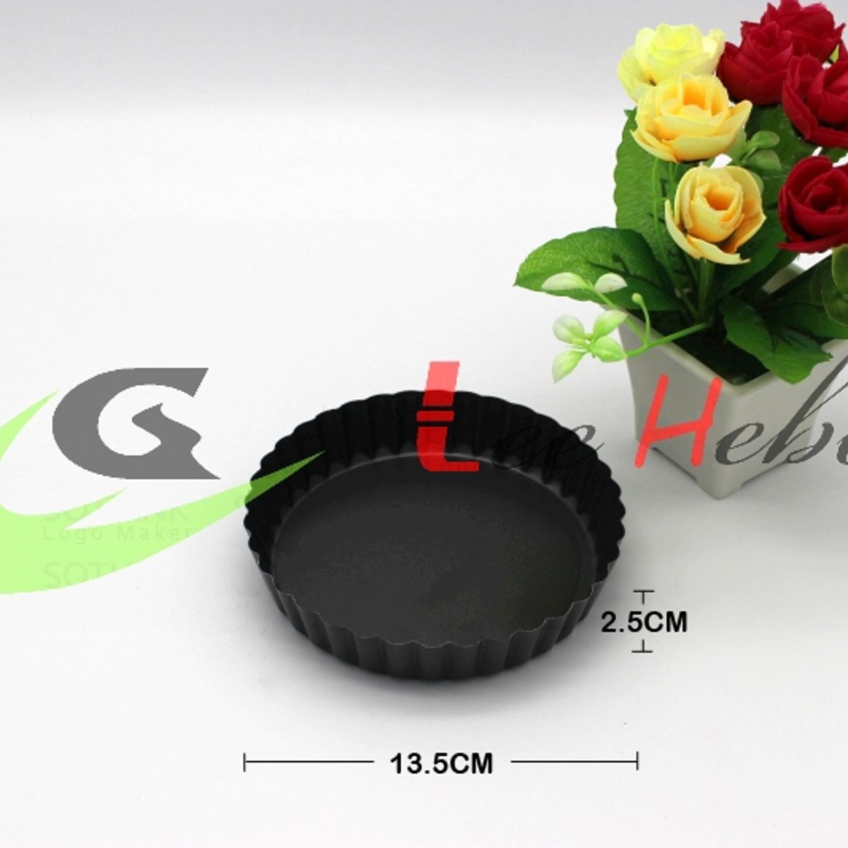 GENERICO - Molde Para Pie Redondo Tartaleta Metal 13Cm.