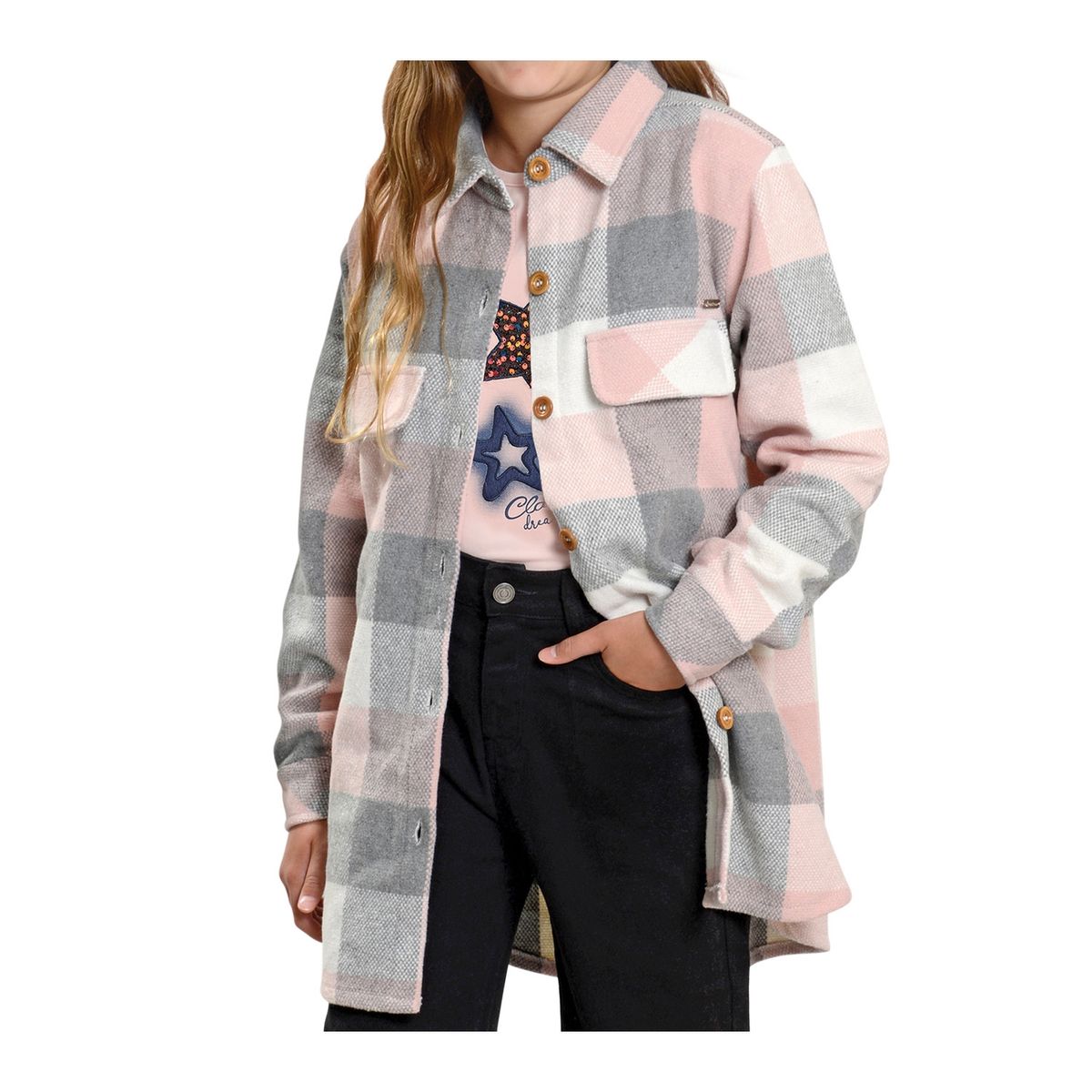 EXCEPTION - Camisa Chaqueta Leñadora Niña Exception