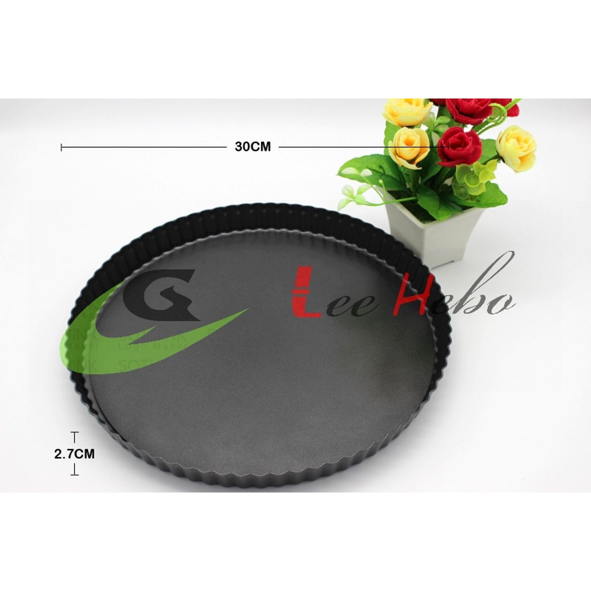 GENERICO - Molde Para Pie Redondo Tartaleta Metal 30Cm