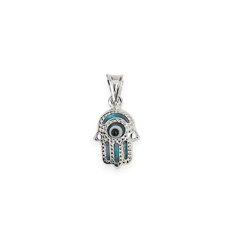 ANDREA COGGIOLA JOYAS - Colgante Mano Fátima Plata Fina 925