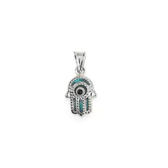 ANDREA COGGIOLA JOYAS - Colgante Mano Fátima Plata Fina 925