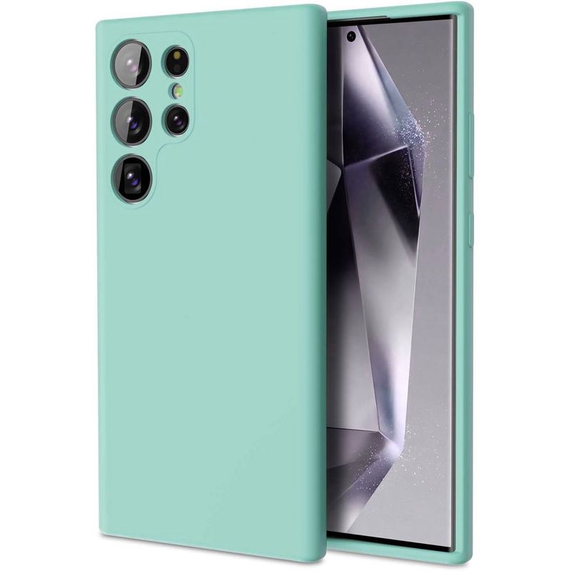 GENERICO - Carcasa Silicona Slim Para Samsung S24 Ultra Celeste