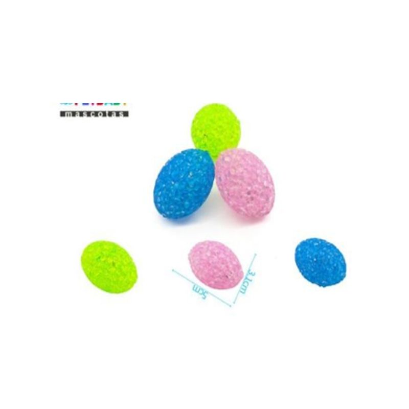 GENERICO - Juguete Para Gatos Pelotas Colores Surtidos 5cm