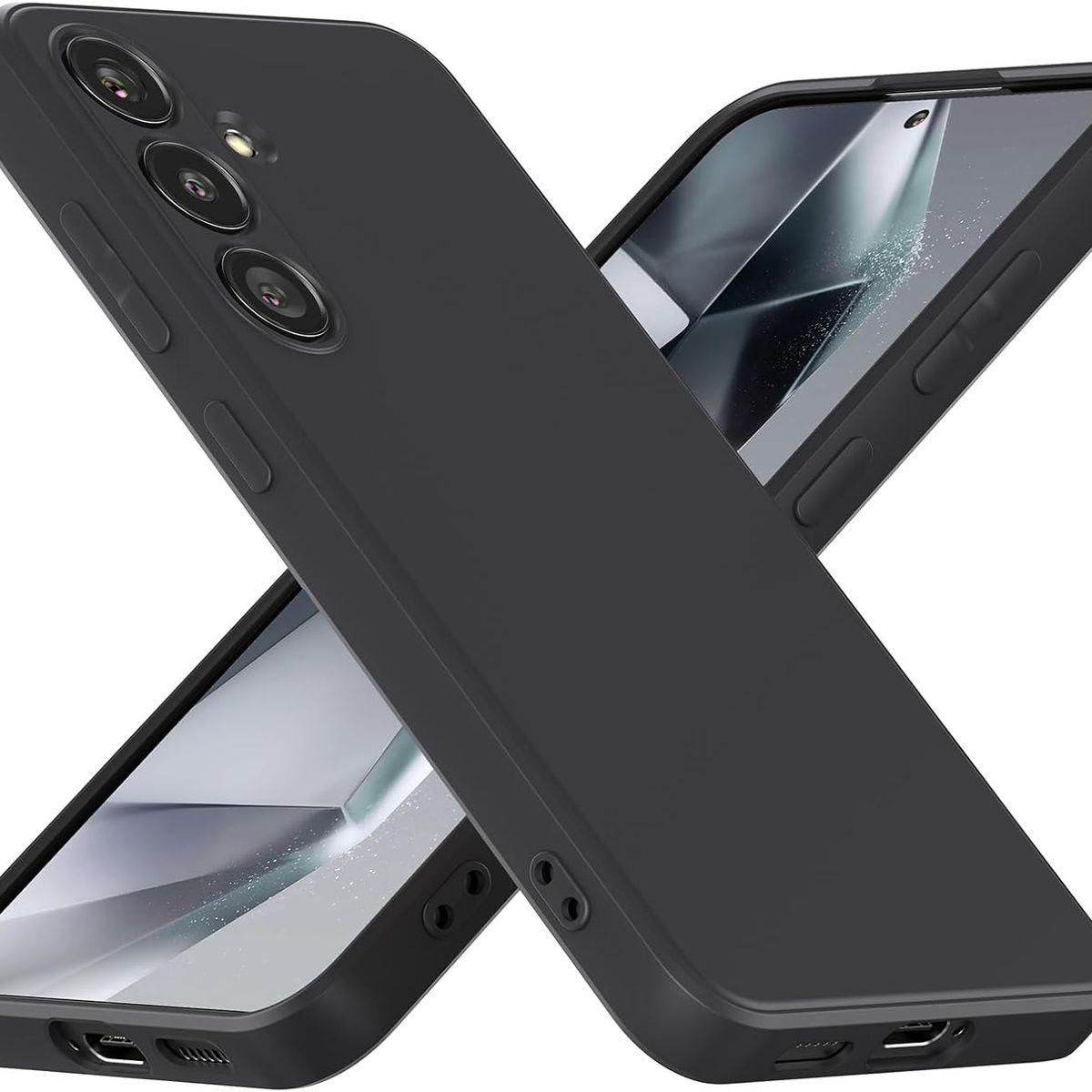 GENERICO - Carcasa Silicona Slim Para Samsung S24 plus Negro