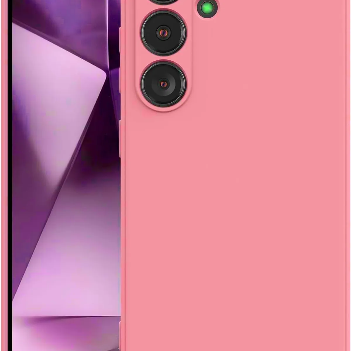 GENERICO - Carcasa Silicona Slim Para Samsung S24 Rosa