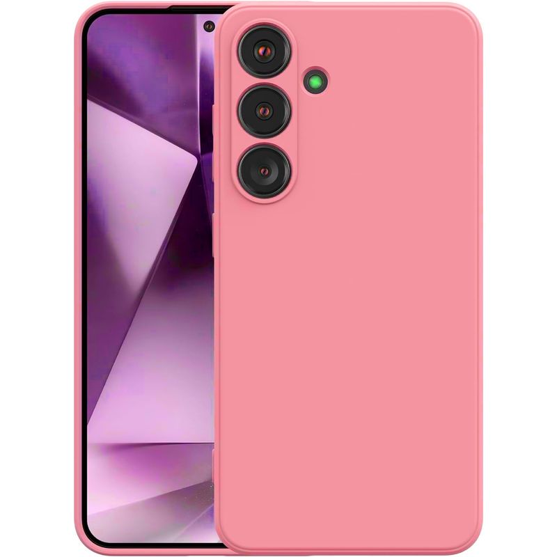 GENERICO - Carcasa Silicona Slim Para Samsung S24 plus Rosa