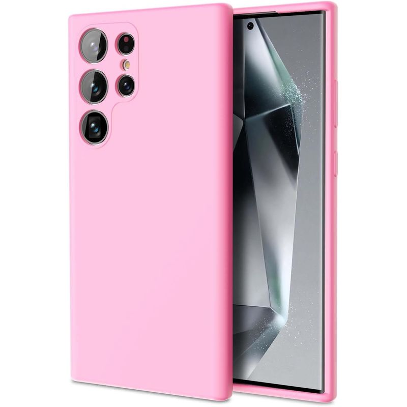 GENERICO - Carcasa Silicona Slim Para Samsung S24 Ultra Rosa