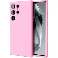 GENERICO - Carcasa Silicona Slim Para Samsung S24 Ultra Rosa
