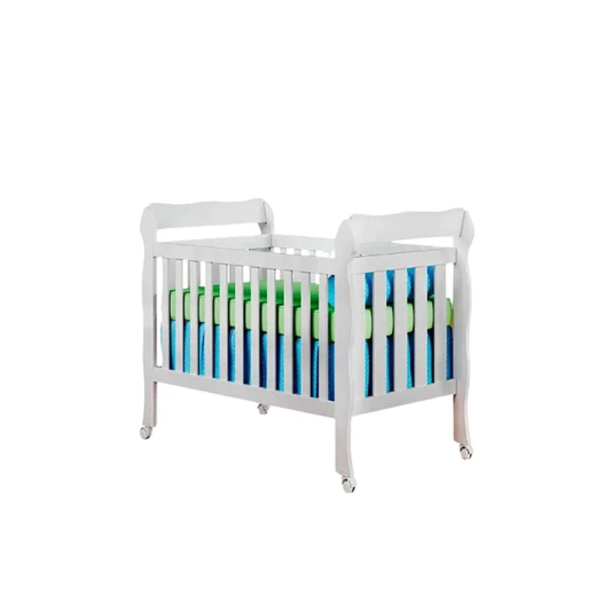 KIDSCOOL - Cuna Lila 3 Funciones Blanca