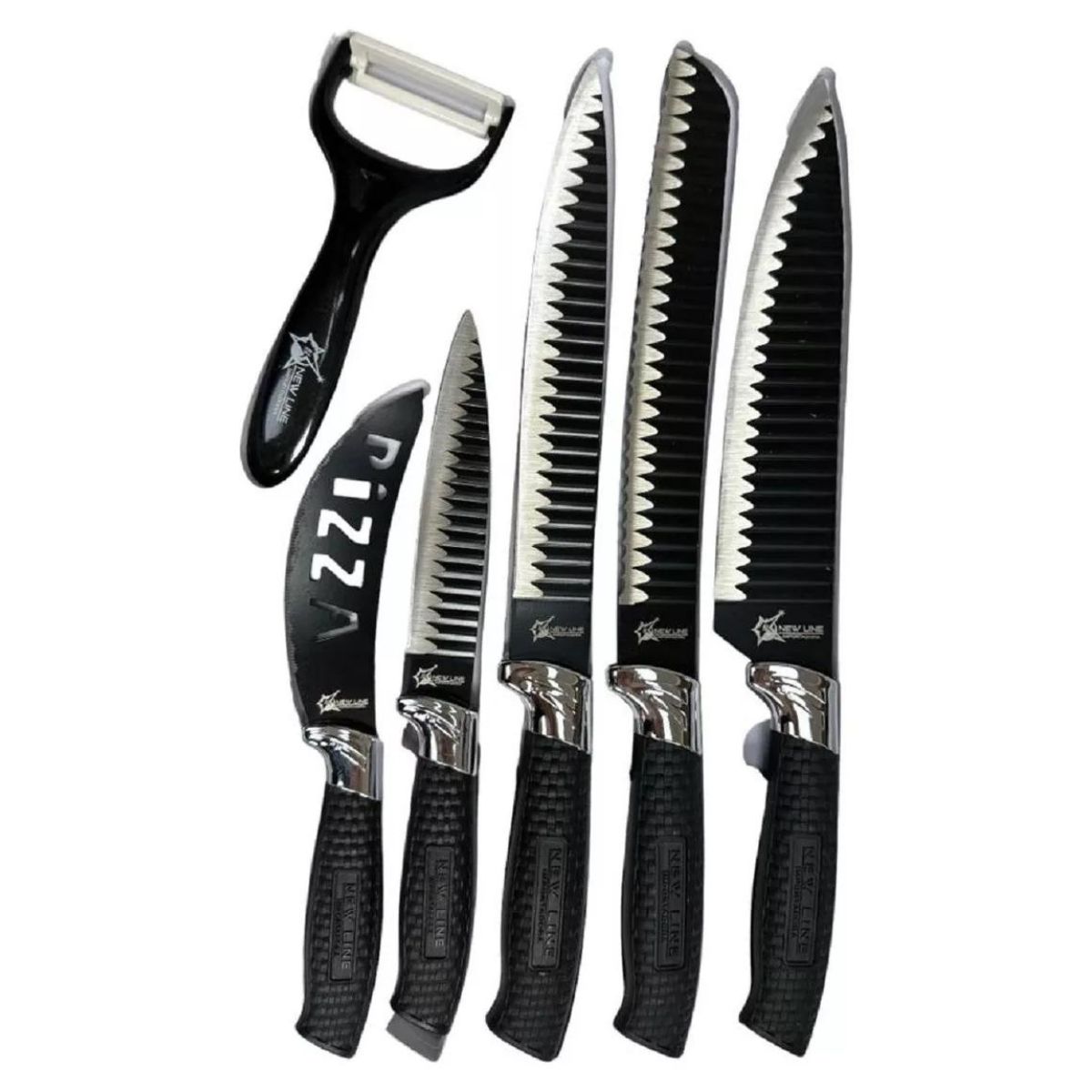 GENERICO - Juego de 5 Cuchillos Profesionales para Cocina