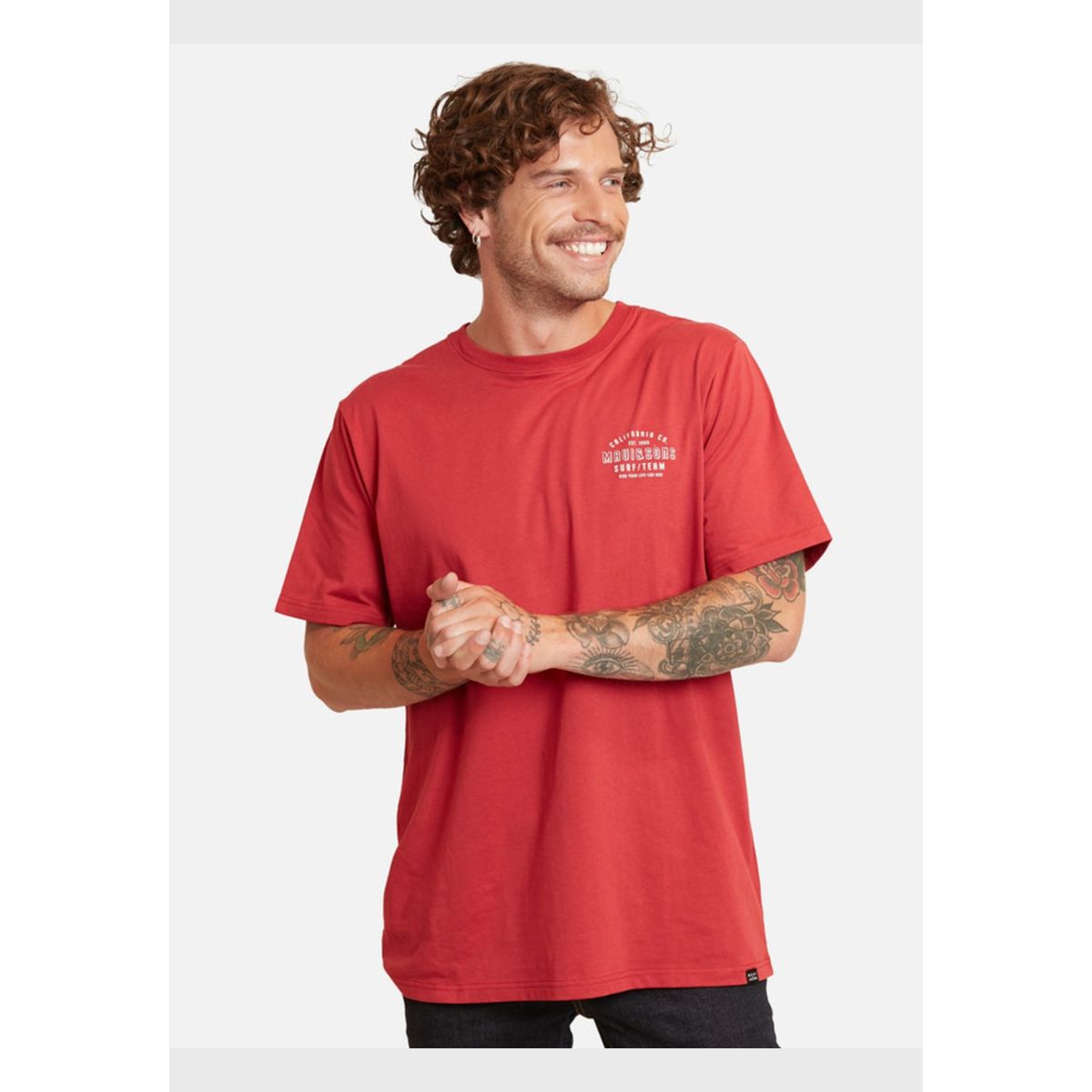 MAUI AND SONS - Polera Surf Team Ss Tees Rojo Hombre Maui And Sons