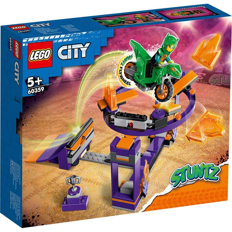 LEGO - LEGO CITY DESAFÍO ACROBÁTICO RAMPA Y ARO 60359