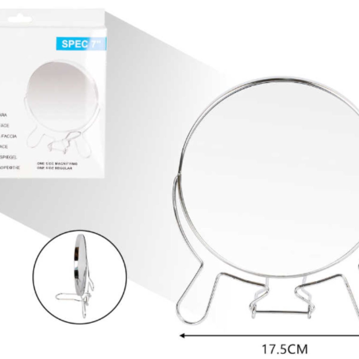 OEM - Espejo Doble Cara Aumento 7¨