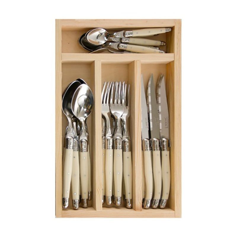 LAGUIOLE - SET 24 PIEZAS IVORY