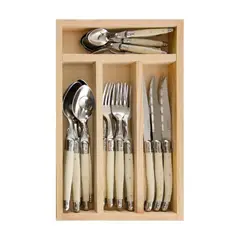 LAGUIOLE - SET 24 PIEZAS IVORY