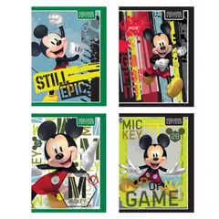 PROARTE - Cuaderno College Mickey 7Mm 80 hojas 10 unidades.