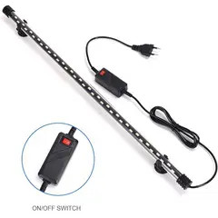 GENERICO - Luz Led Para Pecera Luz Blanca Con Azul 28cm 20led Acuarios