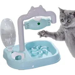 GENERICO - Alimentador Interactivo Mascotas Perros Gatos Anti-ahogo
