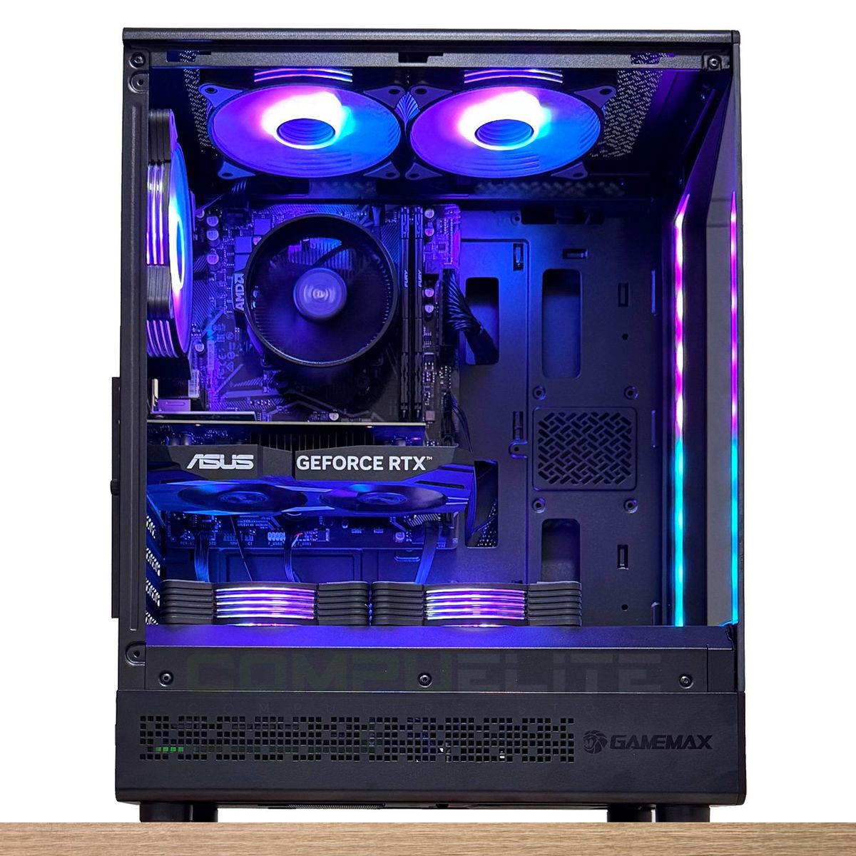 COMPU ELITE - PC Gamer Intel i5 12400F 6-Core + H610 WIFI + 16GB DDR4 + SSD 1TB + RTX 4060 8GB