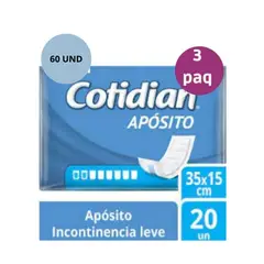 COTIDIAN - Aposito 20und X3 Paquetes