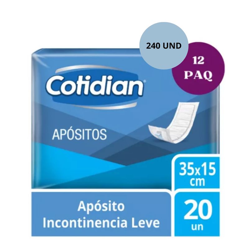 COTIDIAN - Aposito Cotidian 20und X12 Paquetes